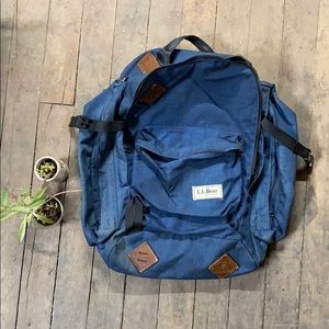 Vintage LL Bean backpack! Indigo